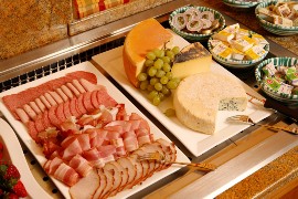 Groansicht Frhstck Buffet